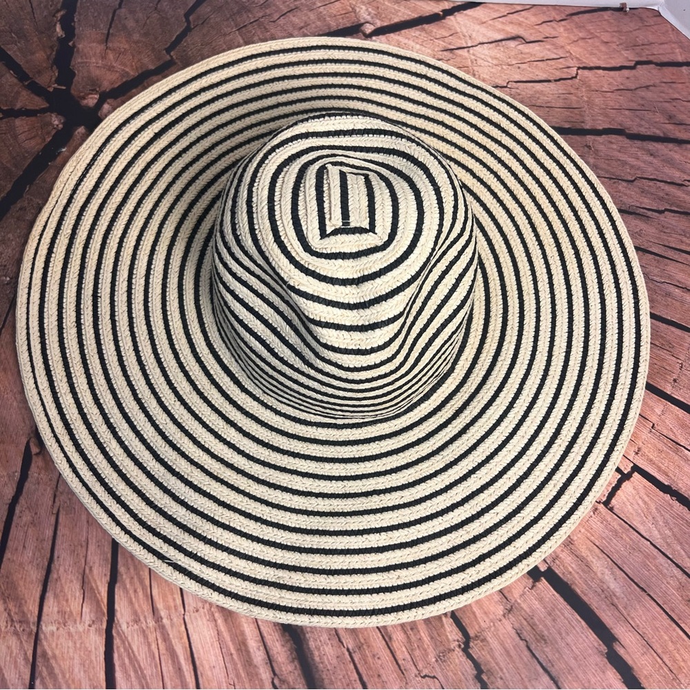 Silence +‎ Noise Coastal Striped Wide Brim Sun Hat